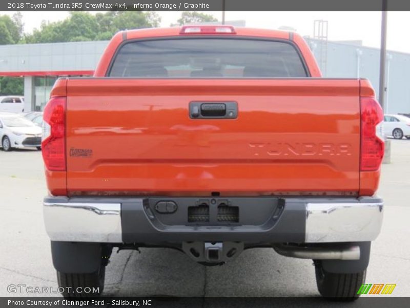 Inferno Orange / Graphite 2018 Toyota Tundra SR5 CrewMax 4x4