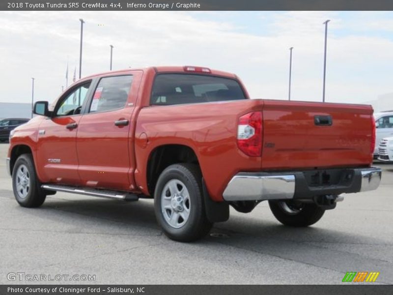 Inferno Orange / Graphite 2018 Toyota Tundra SR5 CrewMax 4x4