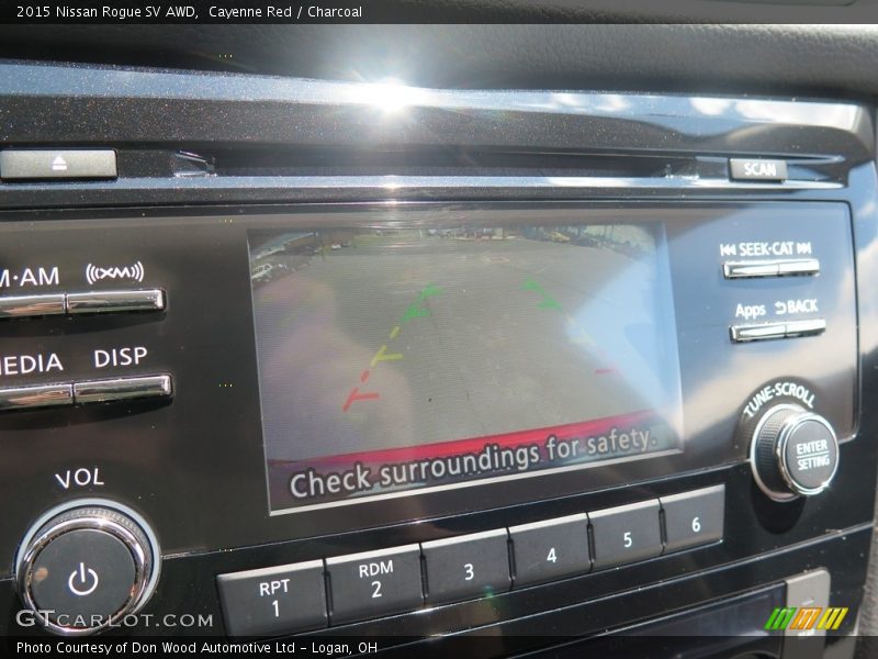 Cayenne Red / Charcoal 2015 Nissan Rogue SV AWD