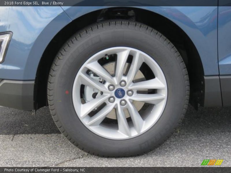 Blue / Ebony 2018 Ford Edge SEL