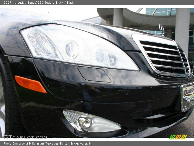 Black / Black 2007 Mercedes-Benz S 550 Sedan