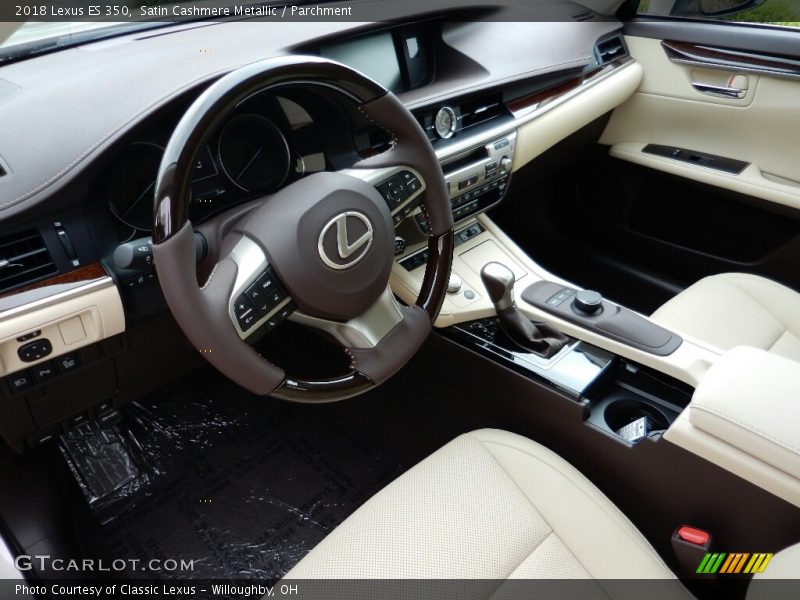 Satin Cashmere Metallic / Parchment 2018 Lexus ES 350