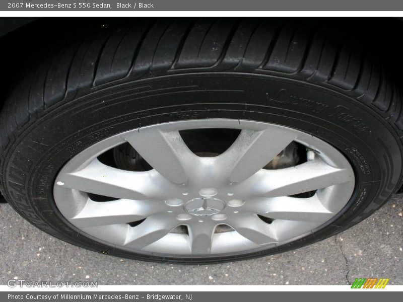 Black / Black 2007 Mercedes-Benz S 550 Sedan