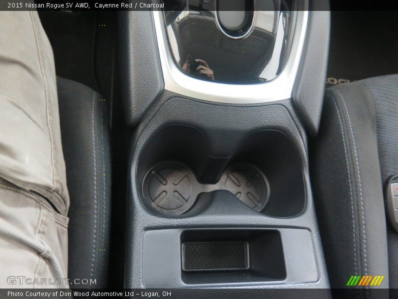 Cayenne Red / Charcoal 2015 Nissan Rogue SV AWD