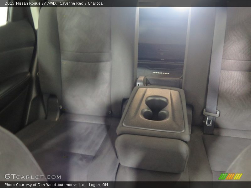 Cayenne Red / Charcoal 2015 Nissan Rogue SV AWD