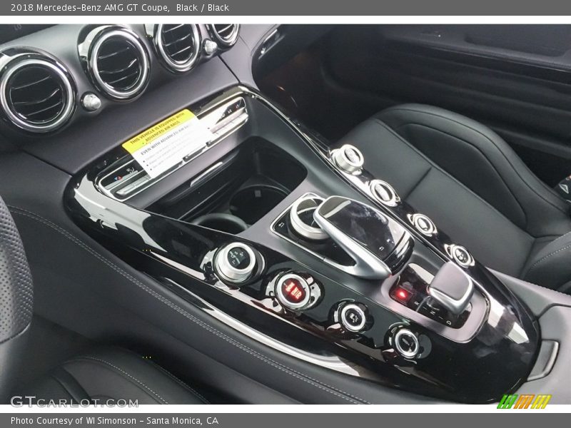 Controls of 2018 AMG GT Coupe