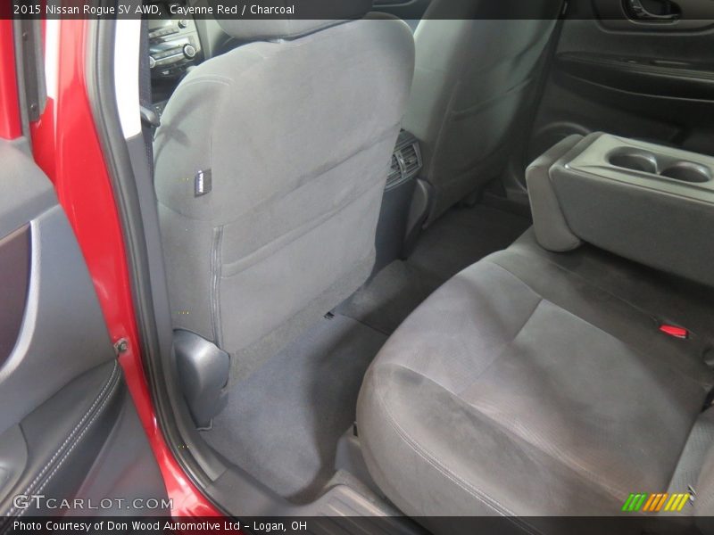 Cayenne Red / Charcoal 2015 Nissan Rogue SV AWD