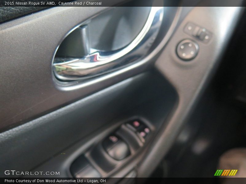 Cayenne Red / Charcoal 2015 Nissan Rogue SV AWD