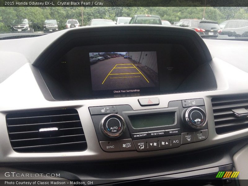 Crystal Black Pearl / Gray 2015 Honda Odyssey EX-L