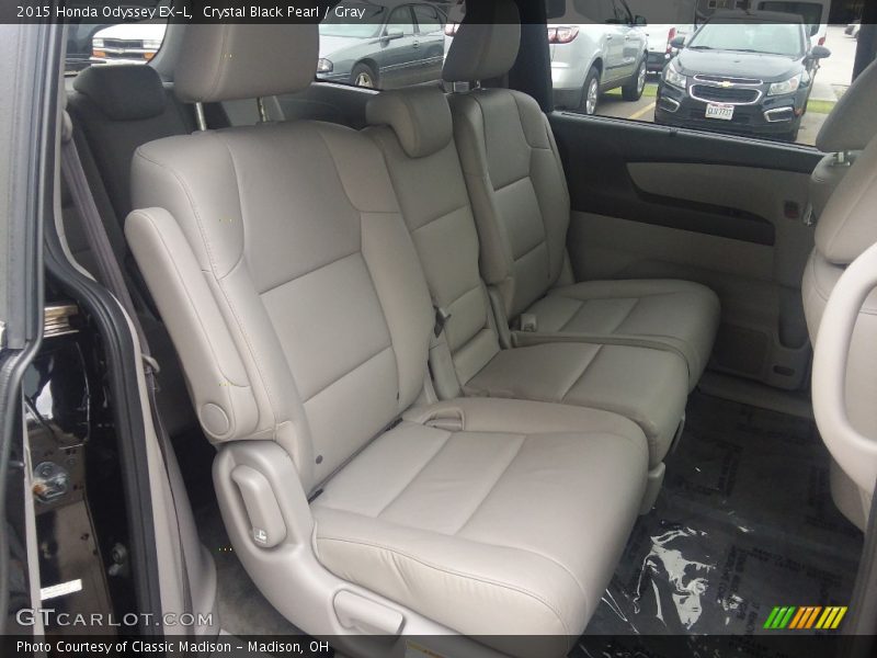 Crystal Black Pearl / Gray 2015 Honda Odyssey EX-L