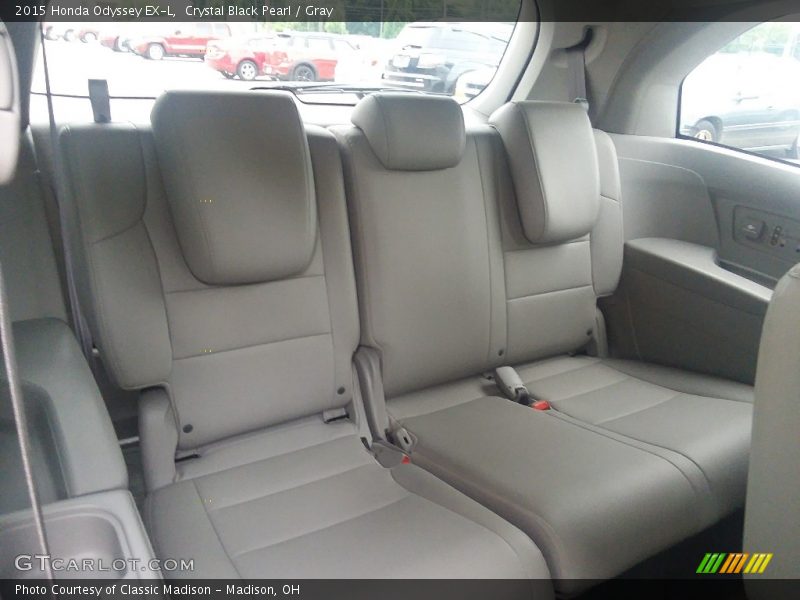 Crystal Black Pearl / Gray 2015 Honda Odyssey EX-L