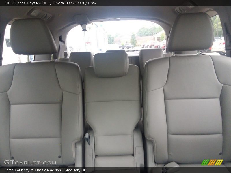 Crystal Black Pearl / Gray 2015 Honda Odyssey EX-L