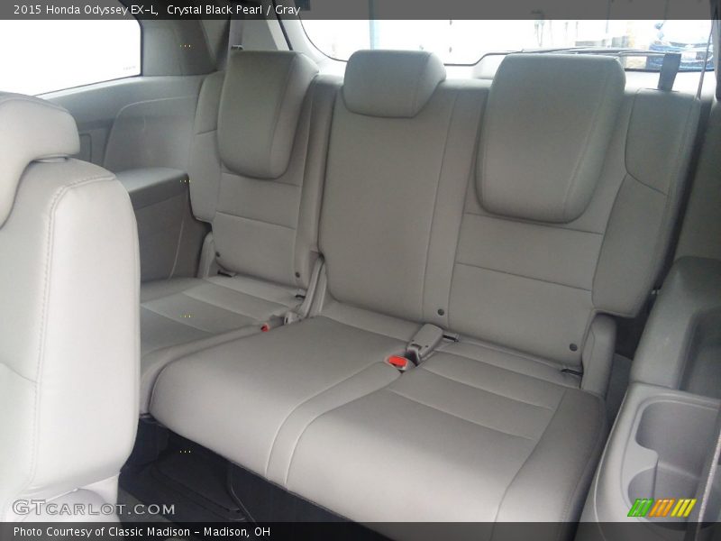 Crystal Black Pearl / Gray 2015 Honda Odyssey EX-L