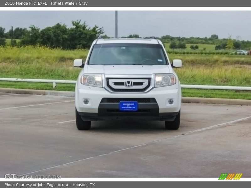 Taffeta White / Gray 2010 Honda Pilot EX-L