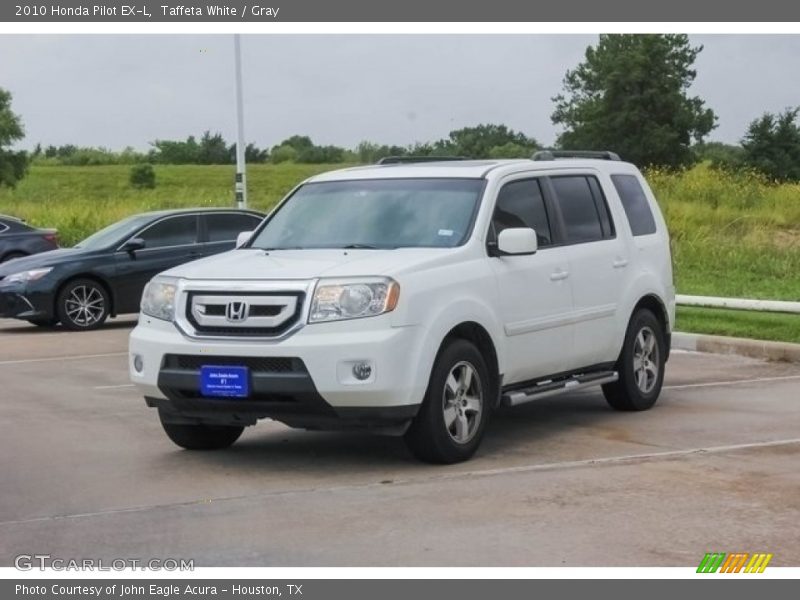Taffeta White / Gray 2010 Honda Pilot EX-L