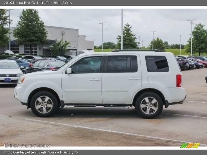 Taffeta White / Gray 2010 Honda Pilot EX-L