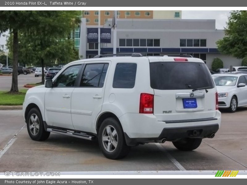 Taffeta White / Gray 2010 Honda Pilot EX-L