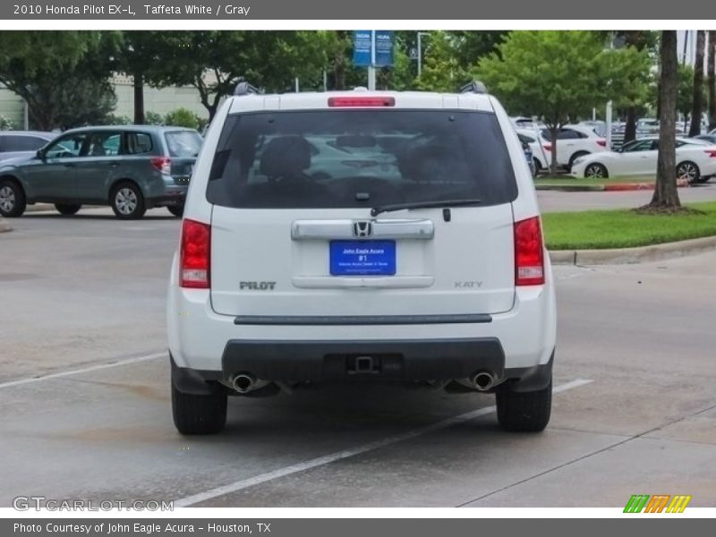 Taffeta White / Gray 2010 Honda Pilot EX-L