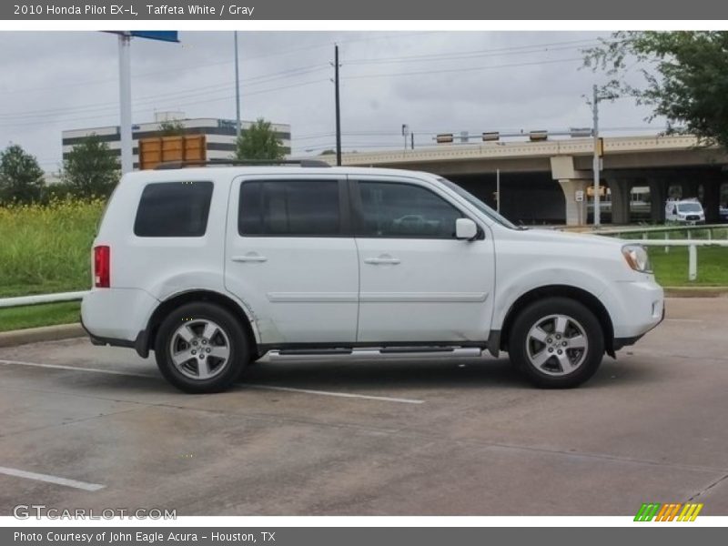 Taffeta White / Gray 2010 Honda Pilot EX-L