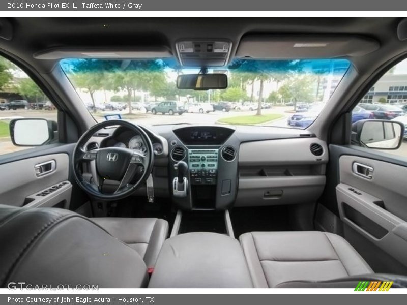 Taffeta White / Gray 2010 Honda Pilot EX-L