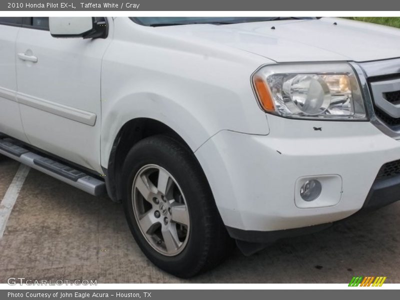 Taffeta White / Gray 2010 Honda Pilot EX-L