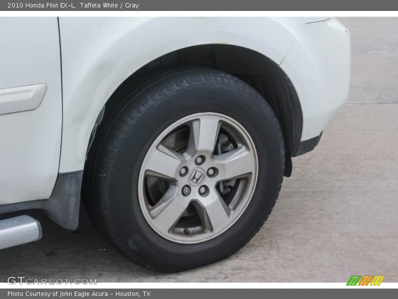 Taffeta White / Gray 2010 Honda Pilot EX-L