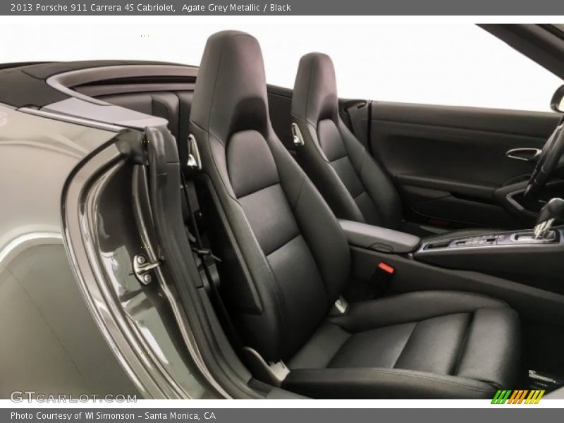 Agate Grey Metallic / Black 2013 Porsche 911 Carrera 4S Cabriolet