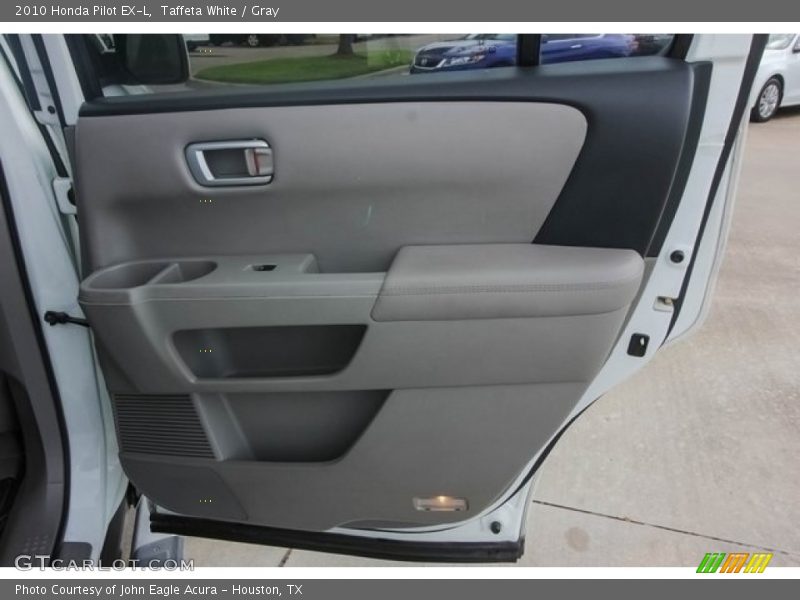 Taffeta White / Gray 2010 Honda Pilot EX-L