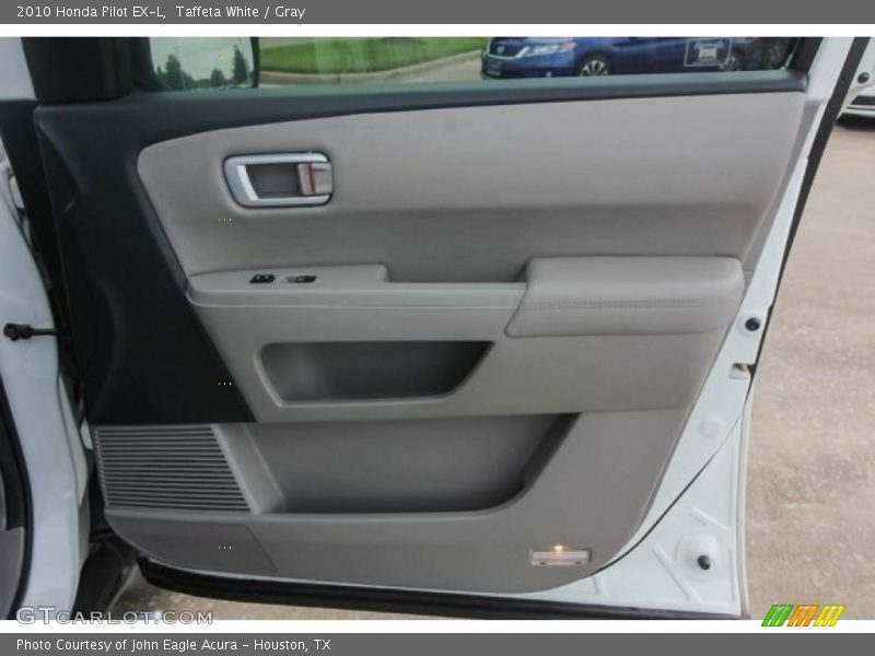 Taffeta White / Gray 2010 Honda Pilot EX-L