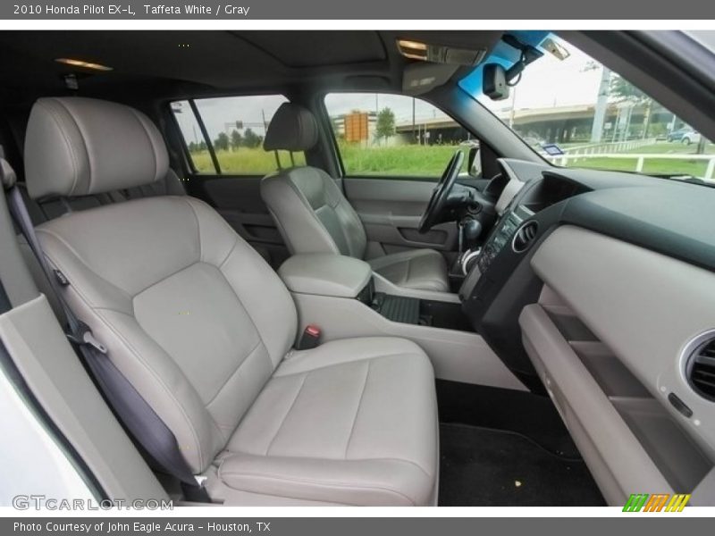 Taffeta White / Gray 2010 Honda Pilot EX-L