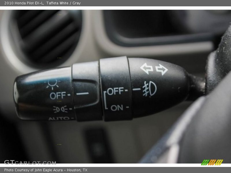 Taffeta White / Gray 2010 Honda Pilot EX-L