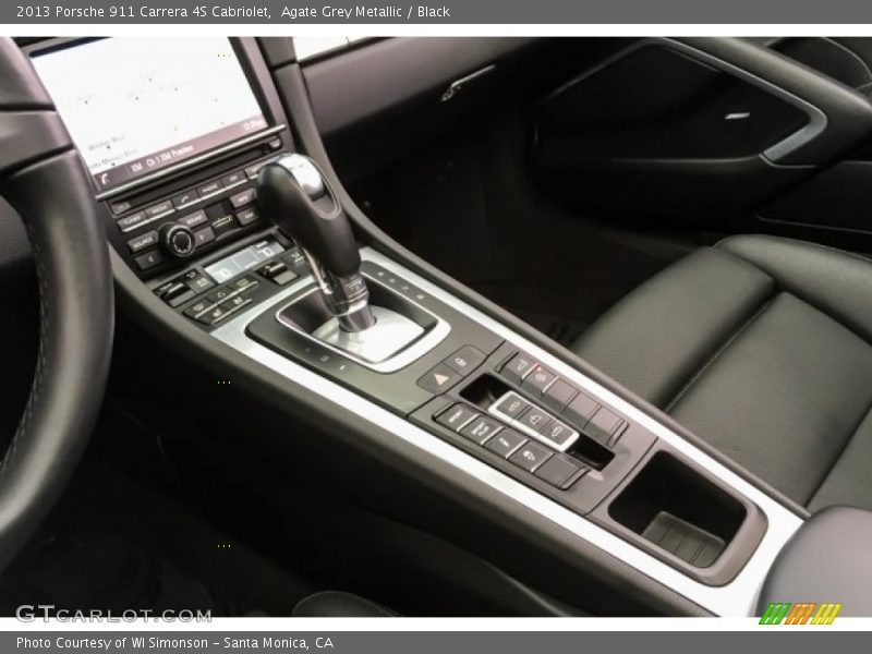 Agate Grey Metallic / Black 2013 Porsche 911 Carrera 4S Cabriolet