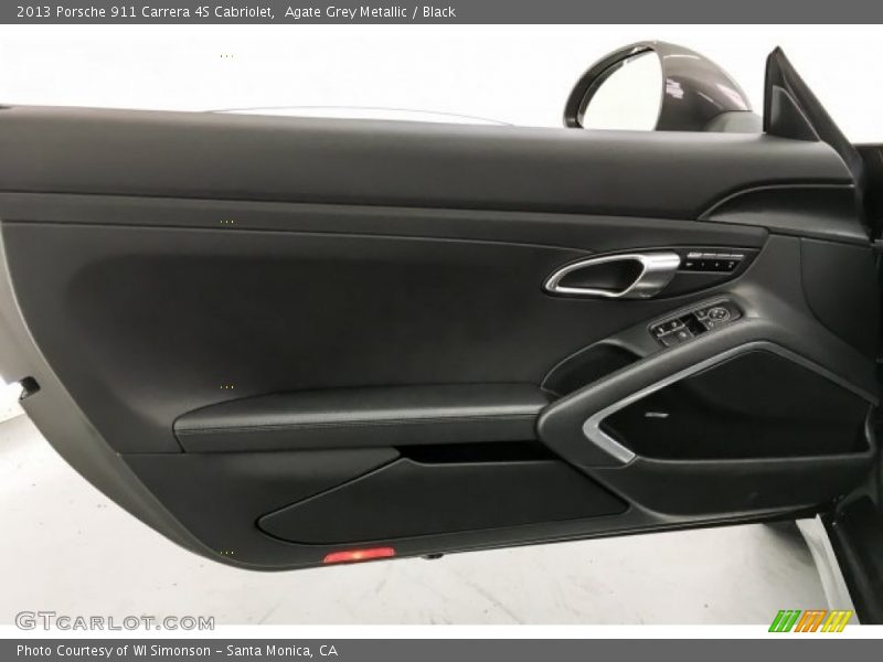 Agate Grey Metallic / Black 2013 Porsche 911 Carrera 4S Cabriolet