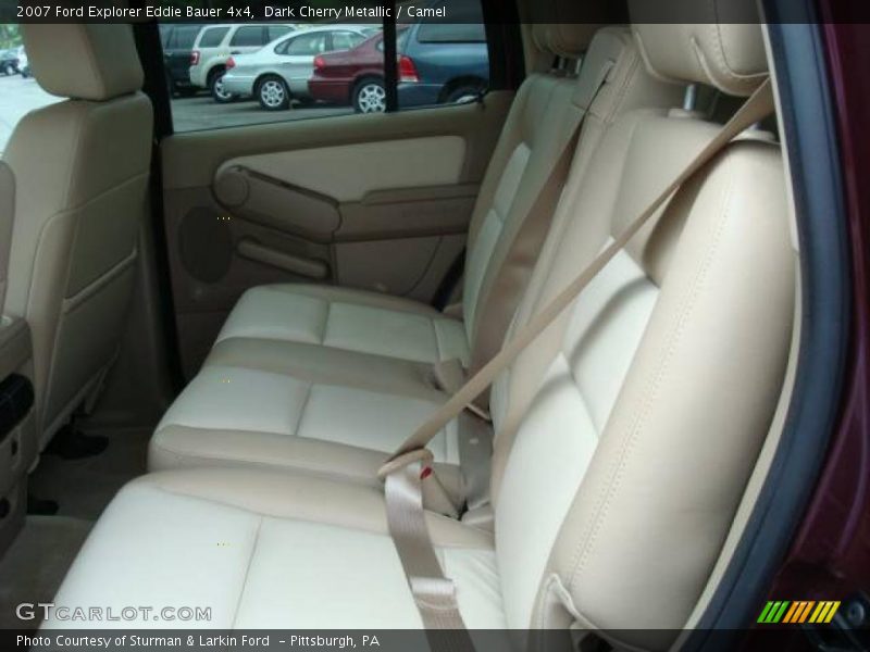 Dark Cherry Metallic / Camel 2007 Ford Explorer Eddie Bauer 4x4