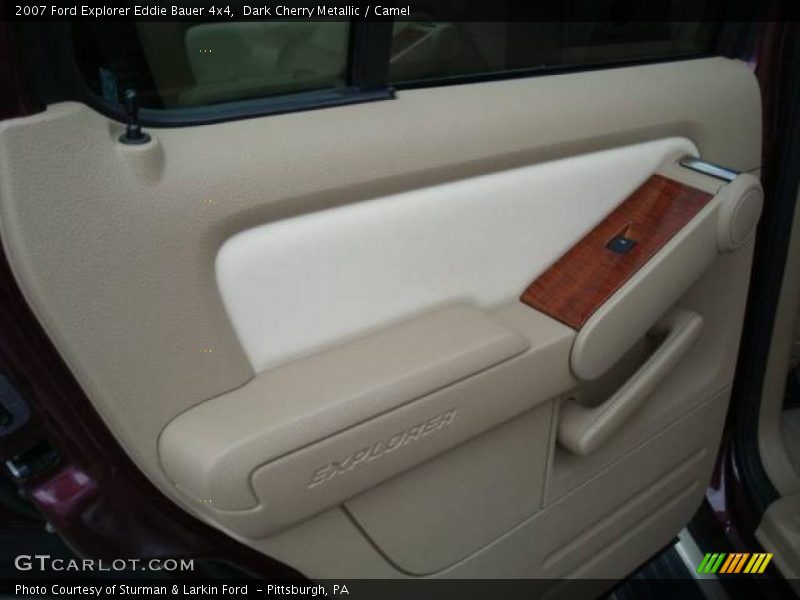 Dark Cherry Metallic / Camel 2007 Ford Explorer Eddie Bauer 4x4