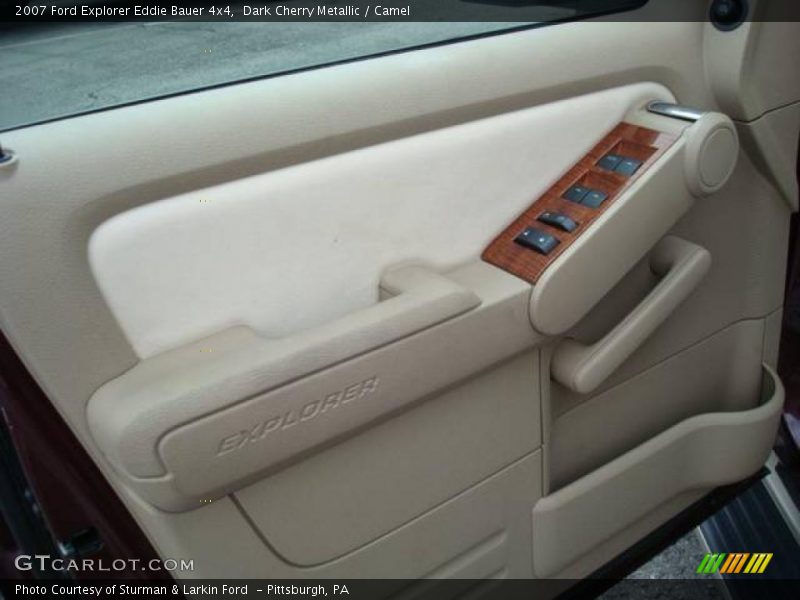 Dark Cherry Metallic / Camel 2007 Ford Explorer Eddie Bauer 4x4