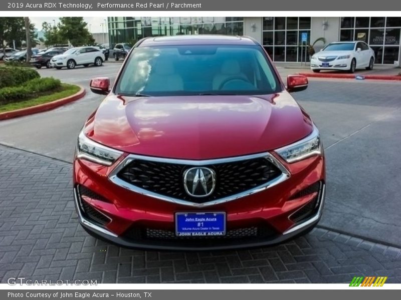 Performance Red Pearl / Parchment 2019 Acura RDX Technology
