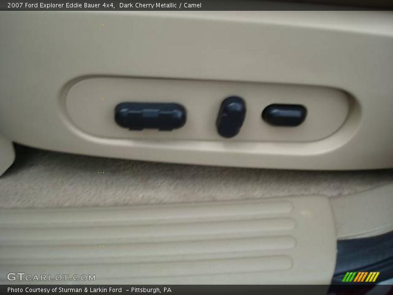 Dark Cherry Metallic / Camel 2007 Ford Explorer Eddie Bauer 4x4