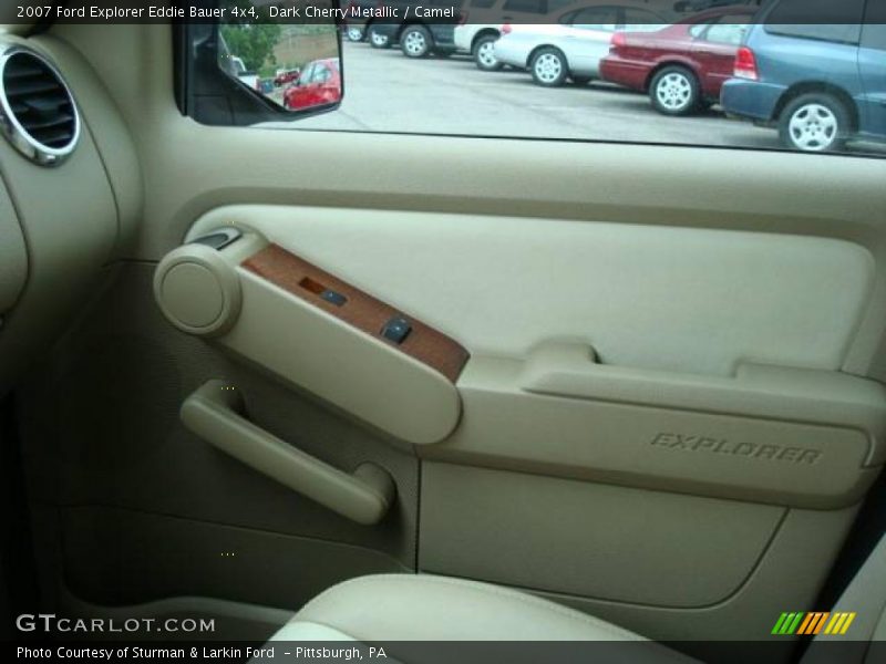 Dark Cherry Metallic / Camel 2007 Ford Explorer Eddie Bauer 4x4