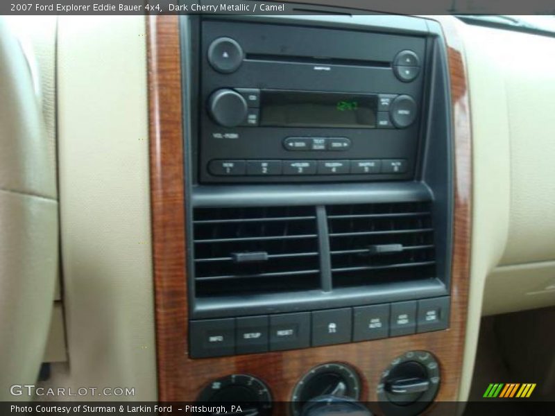 Dark Cherry Metallic / Camel 2007 Ford Explorer Eddie Bauer 4x4