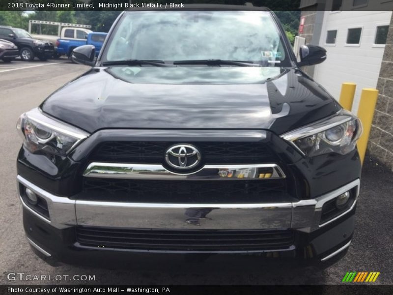 Midnight Black Metallic / Black 2018 Toyota 4Runner Limited