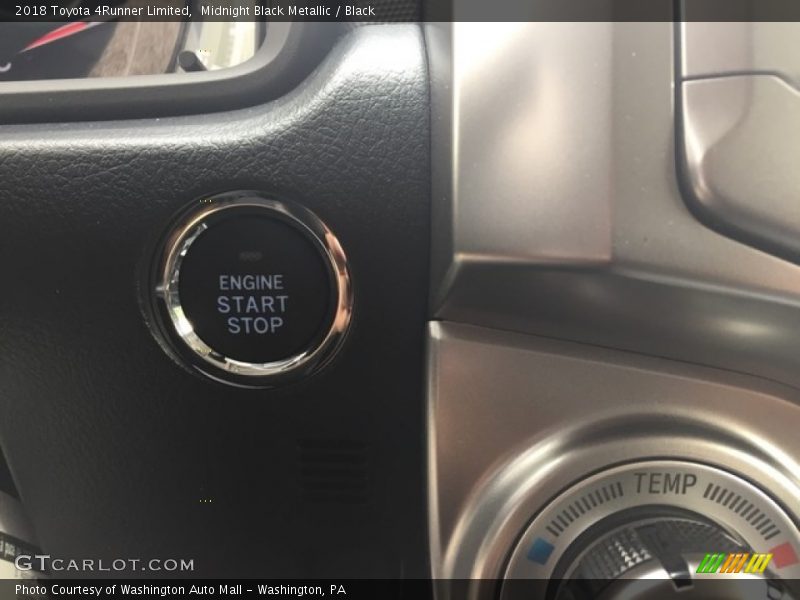 Midnight Black Metallic / Black 2018 Toyota 4Runner Limited
