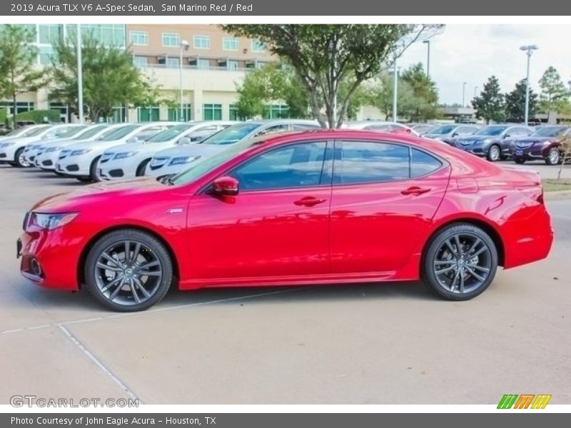  2019 TLX V6 A-Spec Sedan San Marino Red