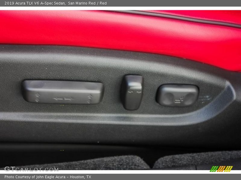 San Marino Red / Red 2019 Acura TLX V6 A-Spec Sedan