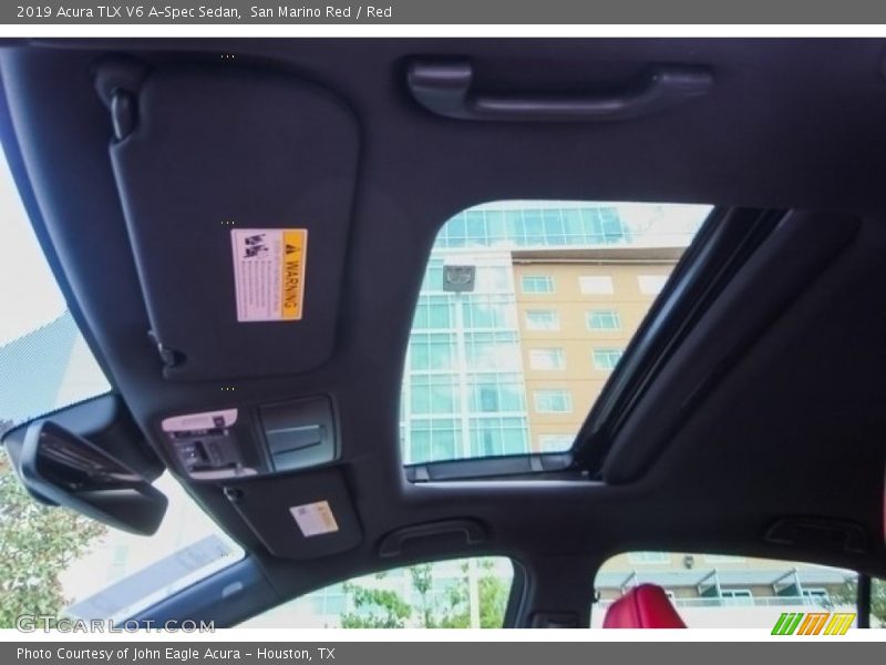 San Marino Red / Red 2019 Acura TLX V6 A-Spec Sedan