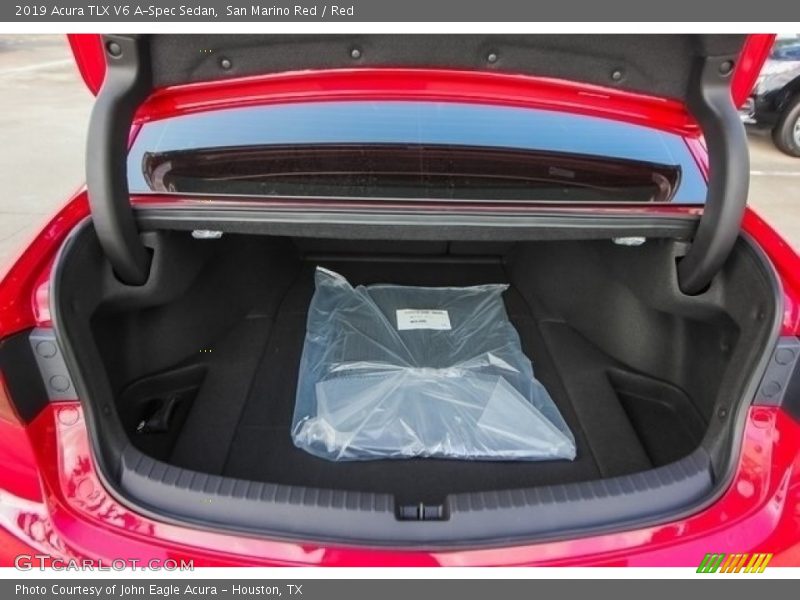 San Marino Red / Red 2019 Acura TLX V6 A-Spec Sedan
