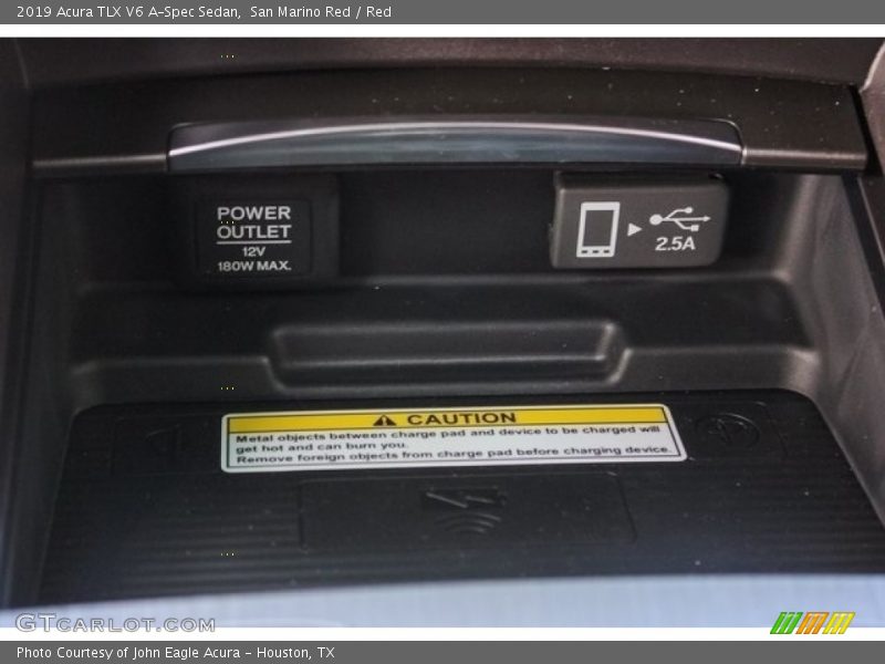 San Marino Red / Red 2019 Acura TLX V6 A-Spec Sedan