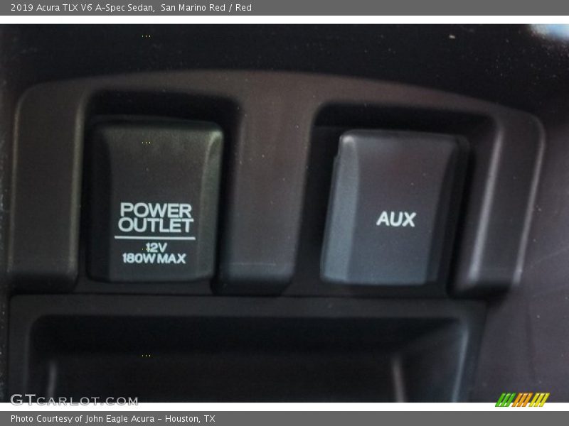 San Marino Red / Red 2019 Acura TLX V6 A-Spec Sedan
