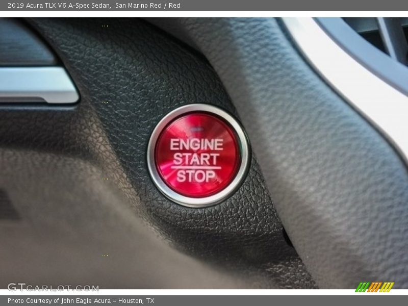 San Marino Red / Red 2019 Acura TLX V6 A-Spec Sedan