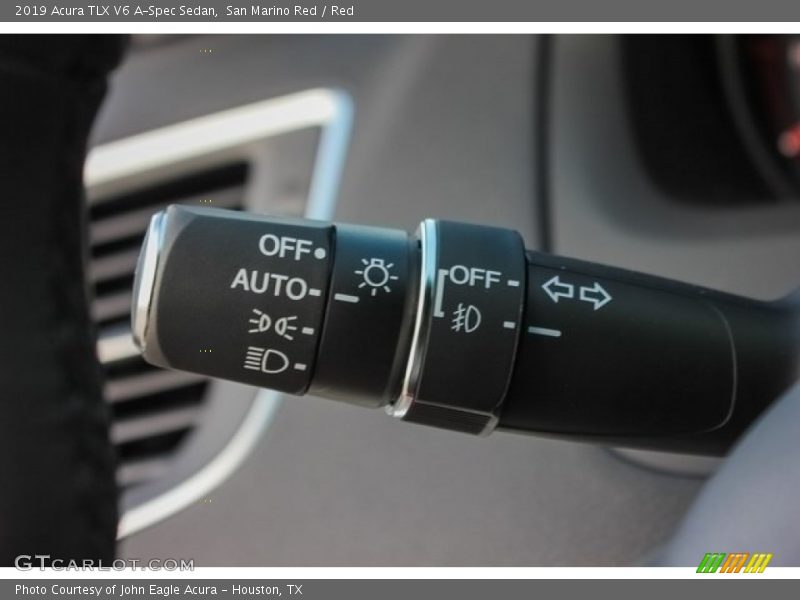 San Marino Red / Red 2019 Acura TLX V6 A-Spec Sedan
